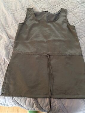Women’s Olive Tie-Waist Tank Top